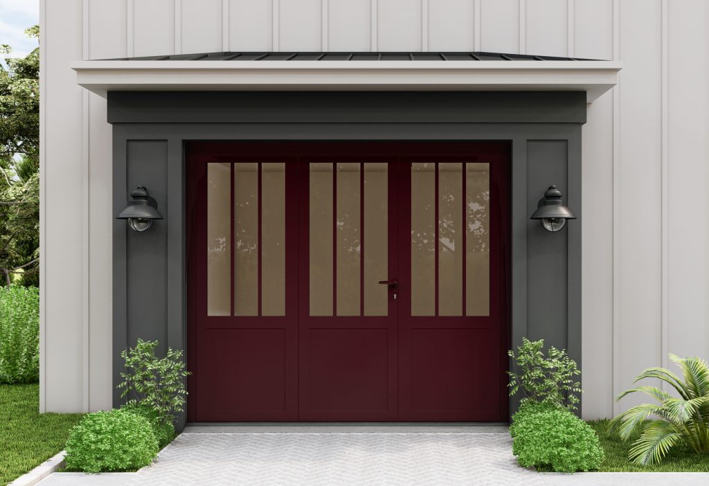 Porte de garage Modèle I (RAL 3007)